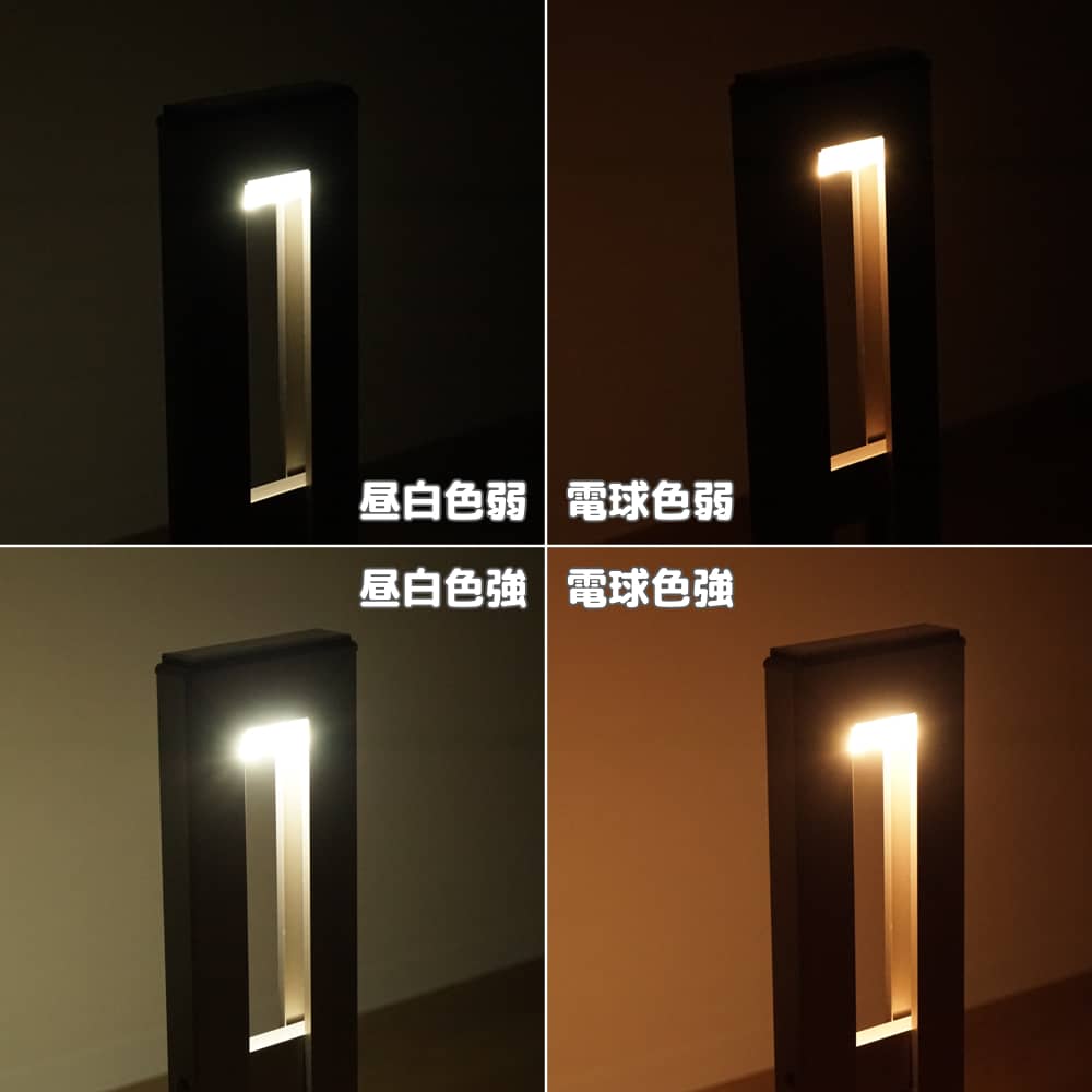 LEDライト付き自転車スタンドの点灯方式